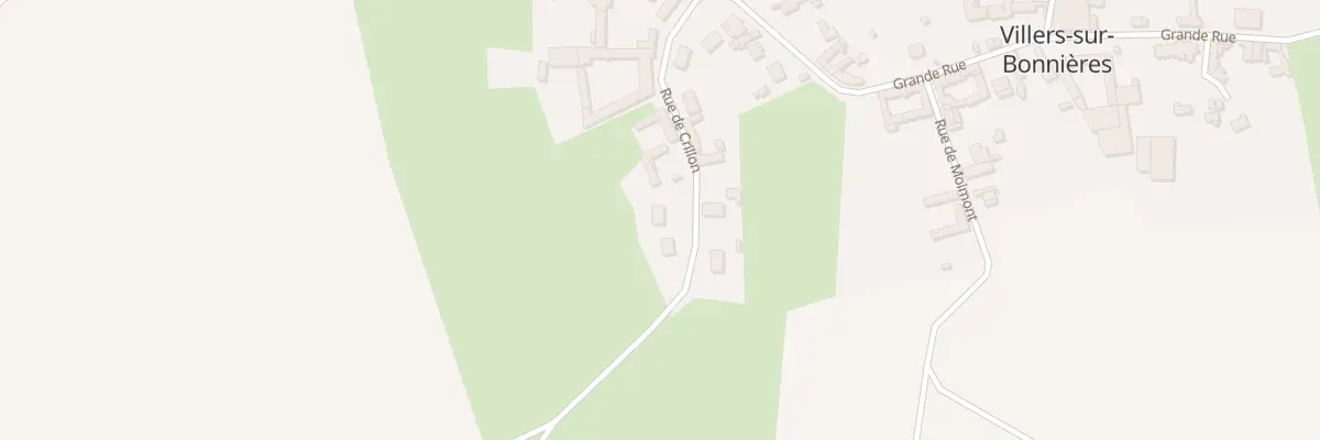 Plan du 12 Rue de Crillon à Villers-sur-Bonnières