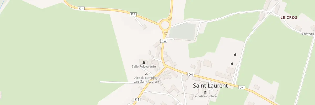 Plan du 1 Rue des Fontaines à Saint-Laurent
