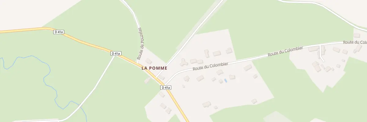 Plan du 26 Rte du Colombier à Montgivray