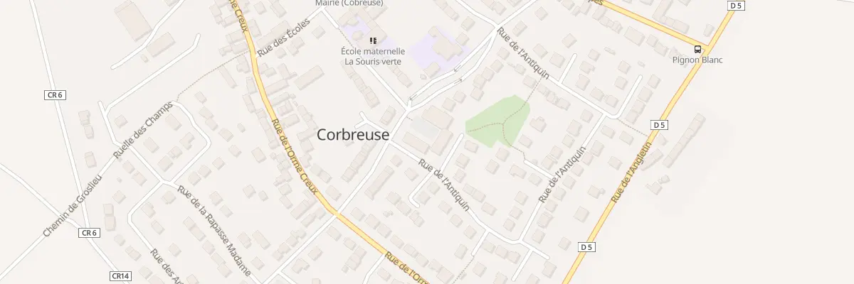 Plan du 1 Imp du Parc à Corbreuse