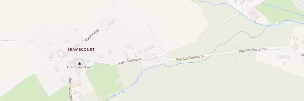 Plan du 9 Rue des Evoissons à Équennes-Éramecourt