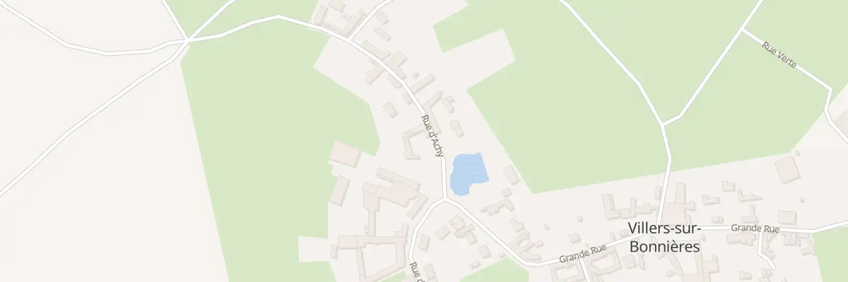 Plan du 1 Rue d’Achy à Villers-sur-Bonnières