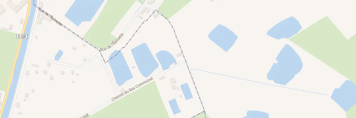 Plan du 34 Rue du Contre Halage à Balinghem