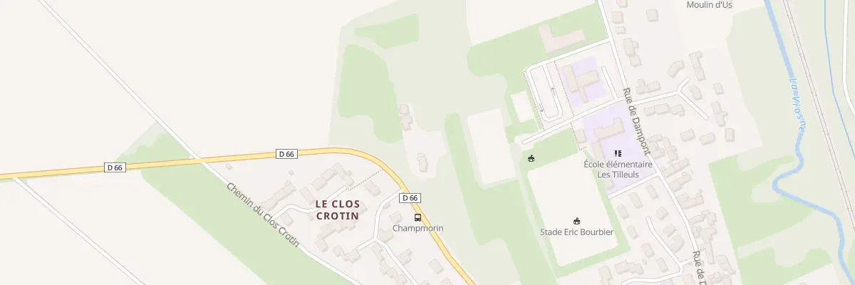 Plan du 14 Rue de la Libération à Us