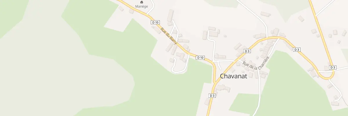 Plan du 1 Rue du Barry à Chavanat