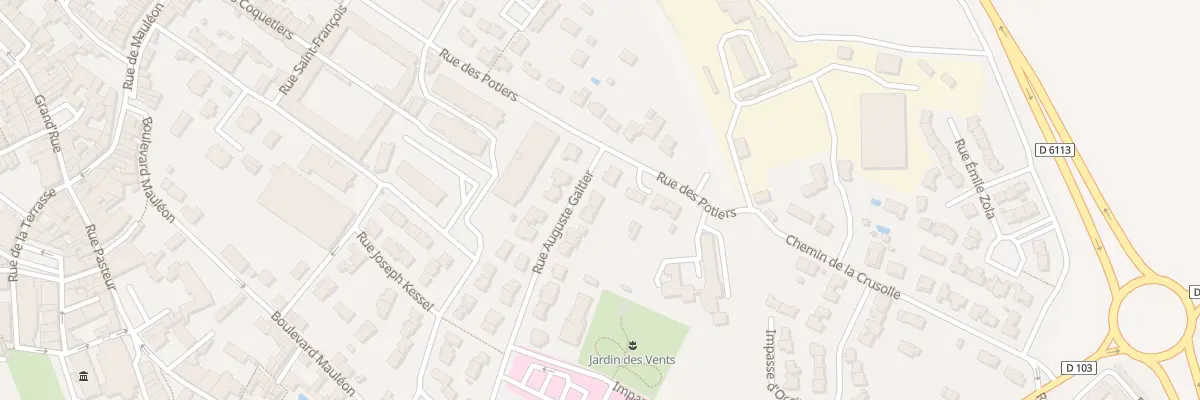 Plan du 16 Rue Auguste Galtier à Castelnaudary