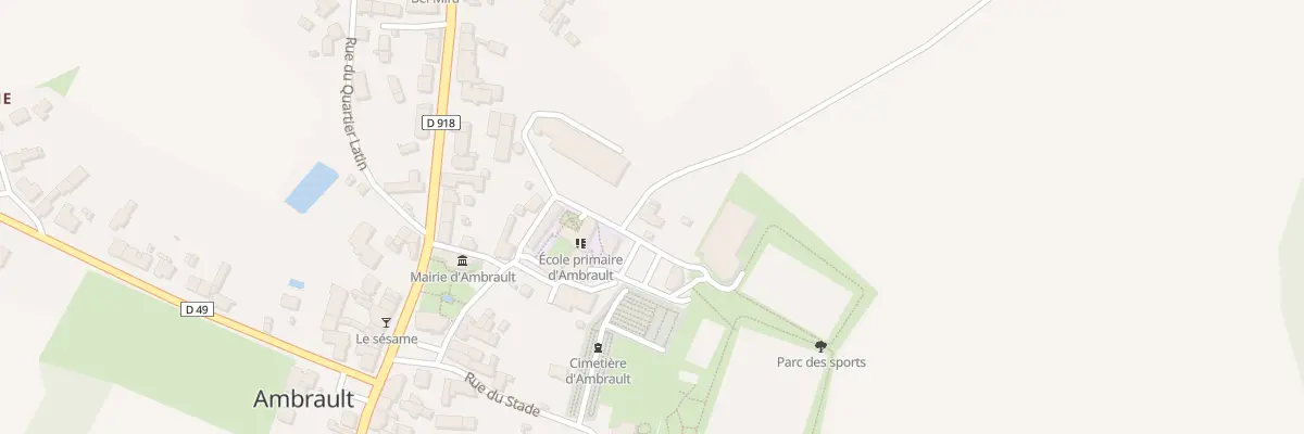 Plan du 6 Che de l’Echelle à Ambrault
