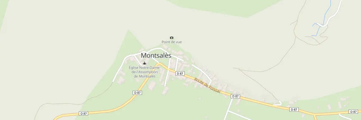 Plan du 5167 Montsales à Montsalès