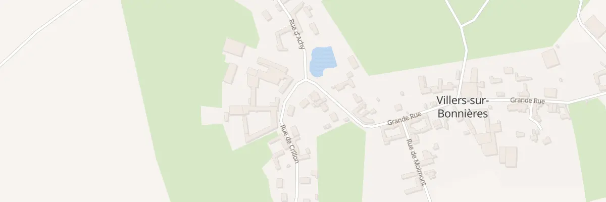 Plan du 5 Rue de Crillon à Villers-sur-Bonnières