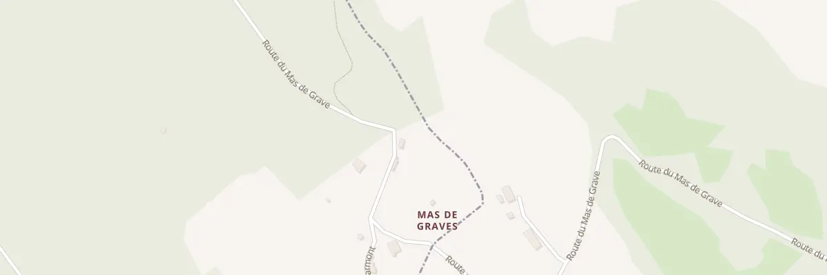 Plan du 2594 Rte du Mas de Grave à Saint-Pierre-Toirac