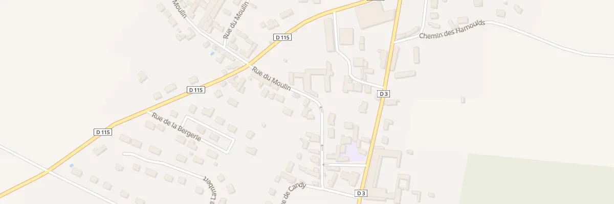 Plan du 1 Rue du Moulin - Bachivillers à Montchevreuil