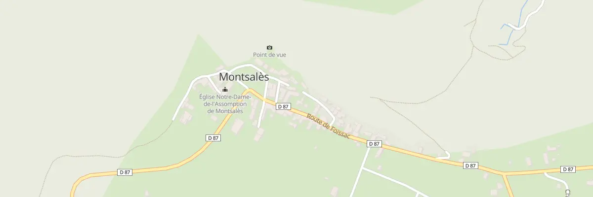 Plan du 5008 Montsales à Montsalès