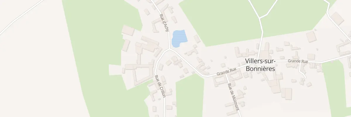 Plan du 33 Gr Grande Rue à Villers-sur-Bonnières