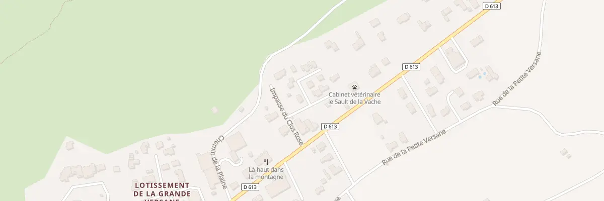 Plan du 282 Grande Versane à Belcaire