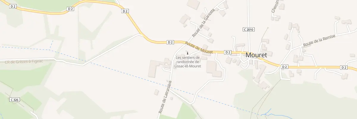 Plan du 45 Rte de Latranière à Lissac-et-Mouret