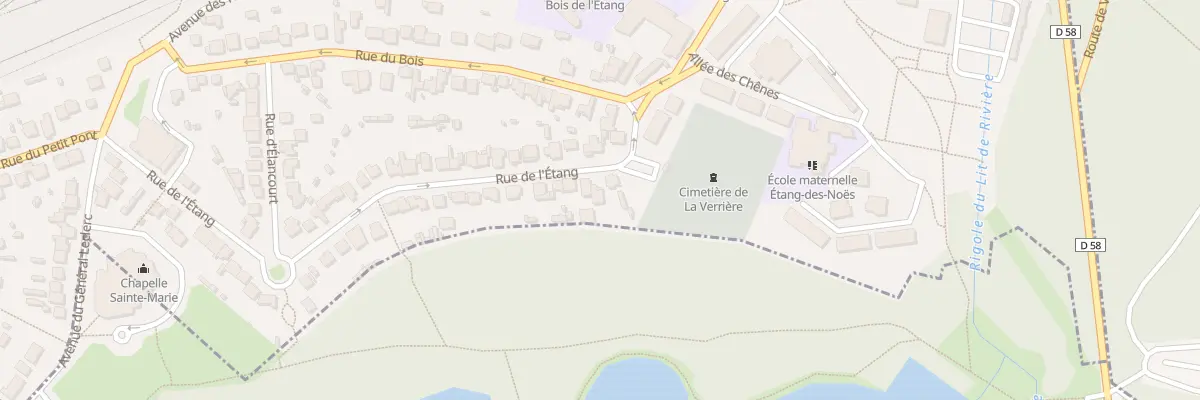 Plan du 52B Rue de l’Etang à La Verrière