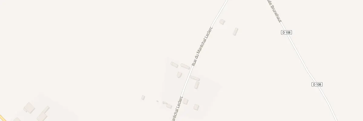 Plan du 7 Rue du Marechal Leclerc à Brailly-Cornehotte