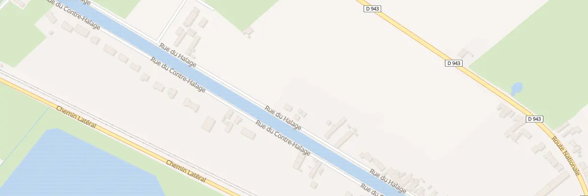 Plan du 3119 Rue du Halage aux Attaques