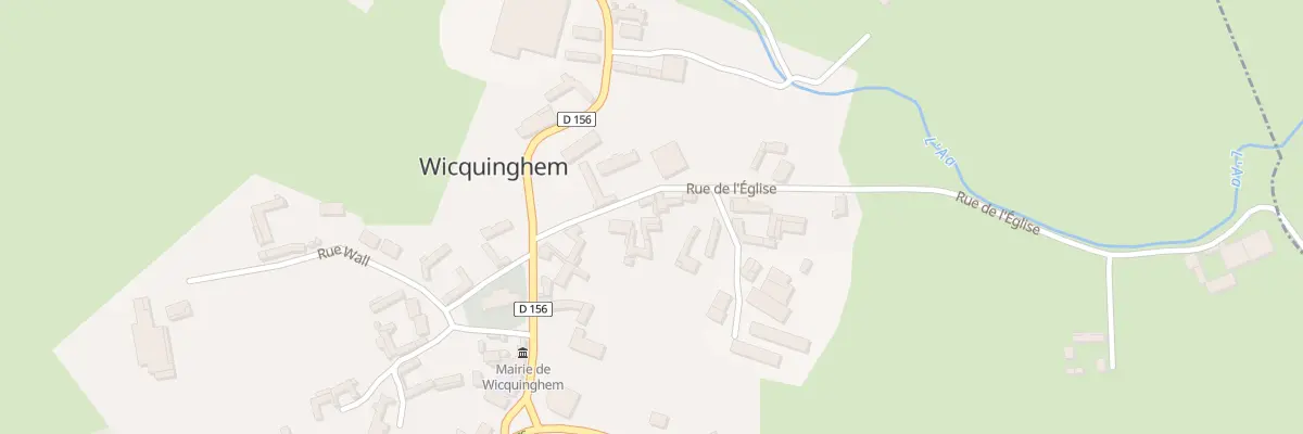Plan du 8 Rue de l’Eglise à Wicquinghem