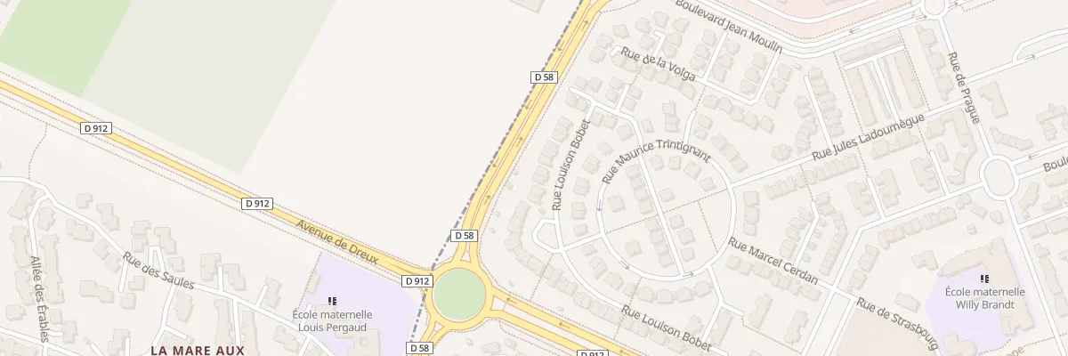 Plan du 16 Rue Louison Bobet à Élancourt