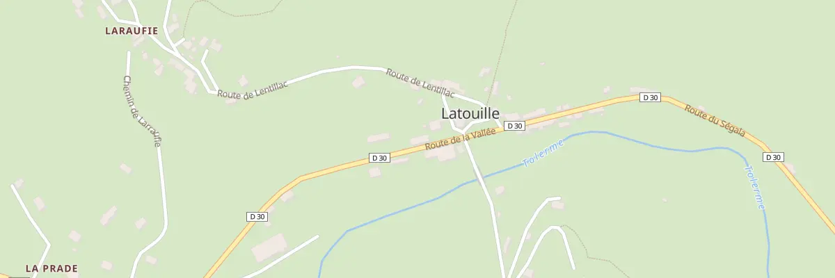 Plan du 5027 Latouille à Latouille-Lentillac