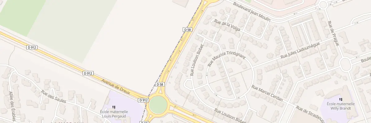 Plan du 14 Rue Louison Bobet à Élancourt