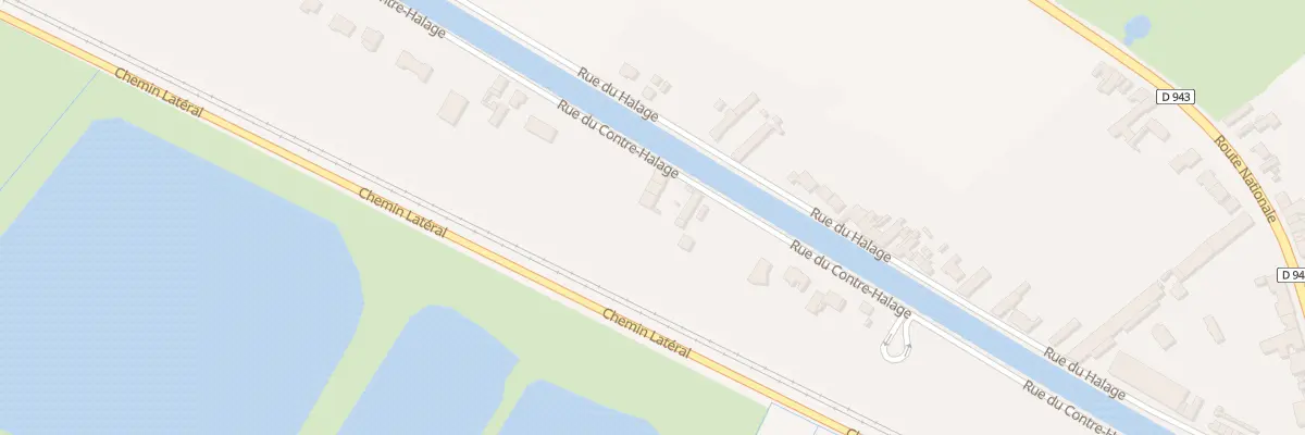 Plan du 4488 Rue du Contre Halage aux Attaques