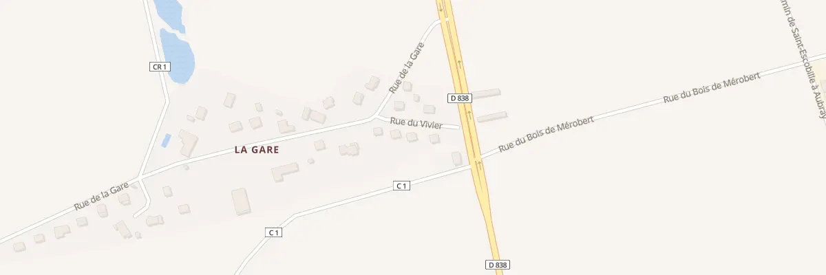 Plan du 6 Rue du Vivier à Saint-Escobille