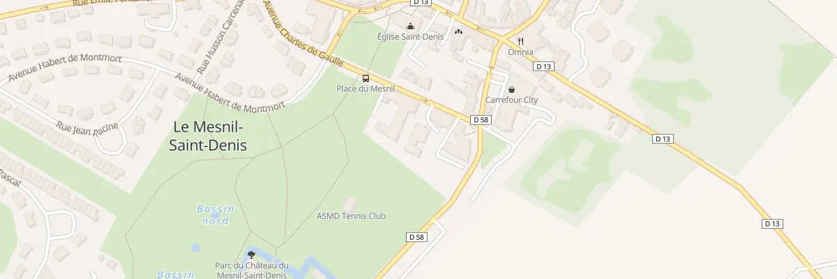 Plan du 5 Av Charles de Gaulle au Mesnil-Saint-Denis