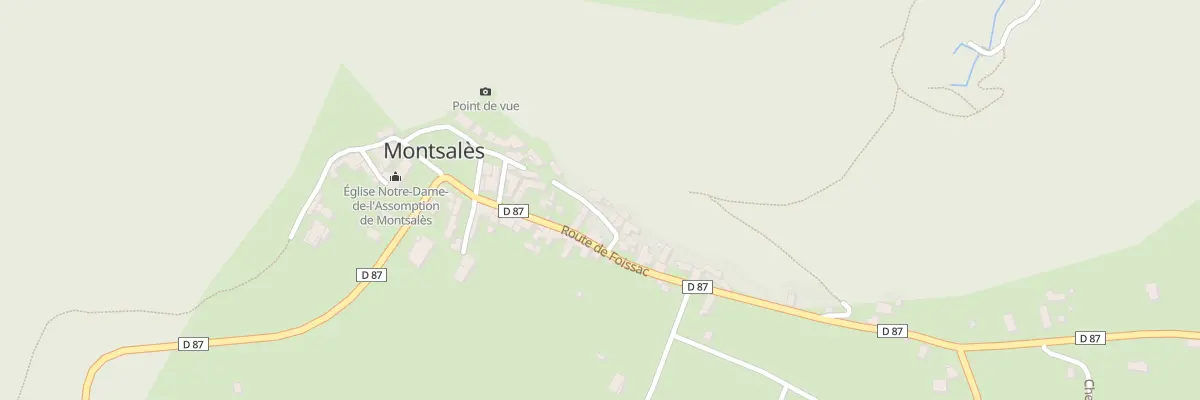 Plan du 5010 Montsales à Montsalès