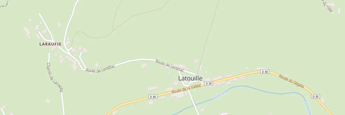 Plan du 5034A Latouille à Latouille-Lentillac