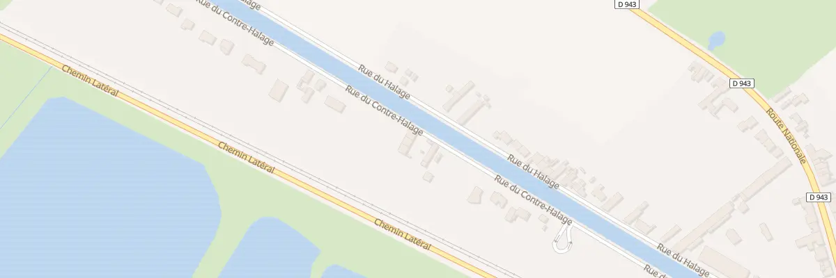 Plan du 4484 Rue du Contre Halage aux Attaques