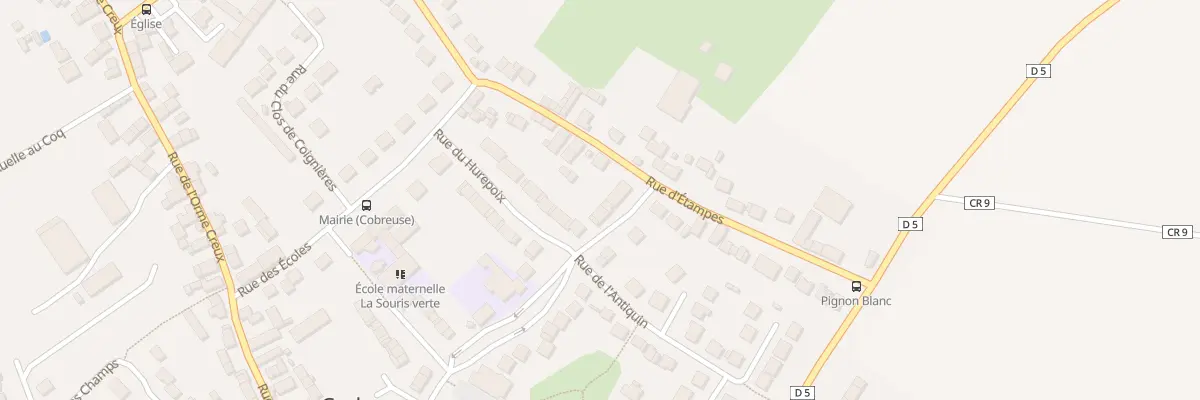 Plan du 5 Rue des Petites Ouches à Corbreuse