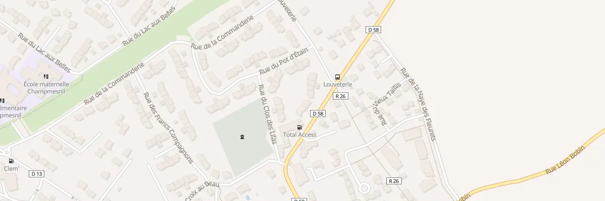 Plan du 5B Rue de Versailles au Mesnil-Saint-Denis