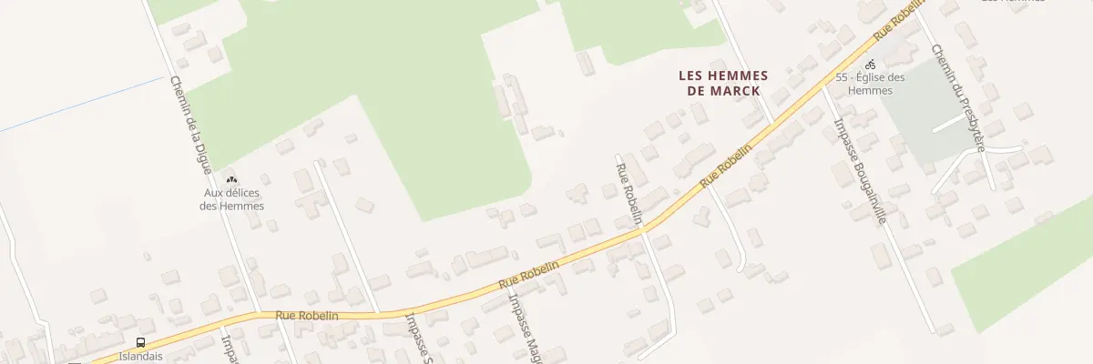 Plan du 405 Rue Robelin à Marck