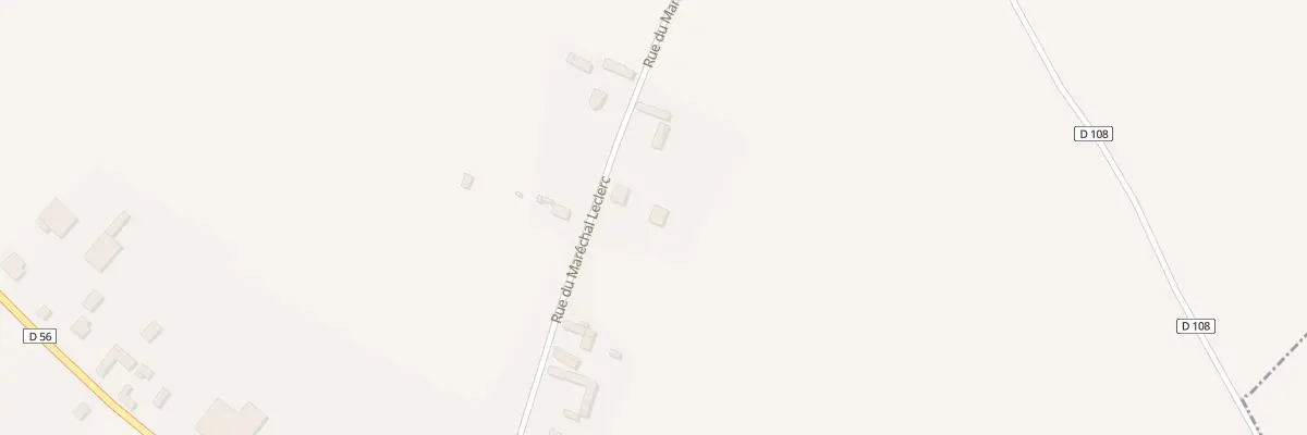 Plan du 8B Rue du Marechal Leclerc à Brailly-Cornehotte