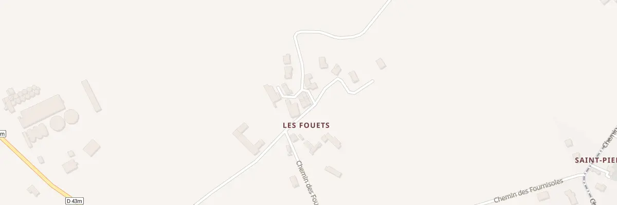 Plan du 365 Les Fouets à Saint-Félix-Lauragais