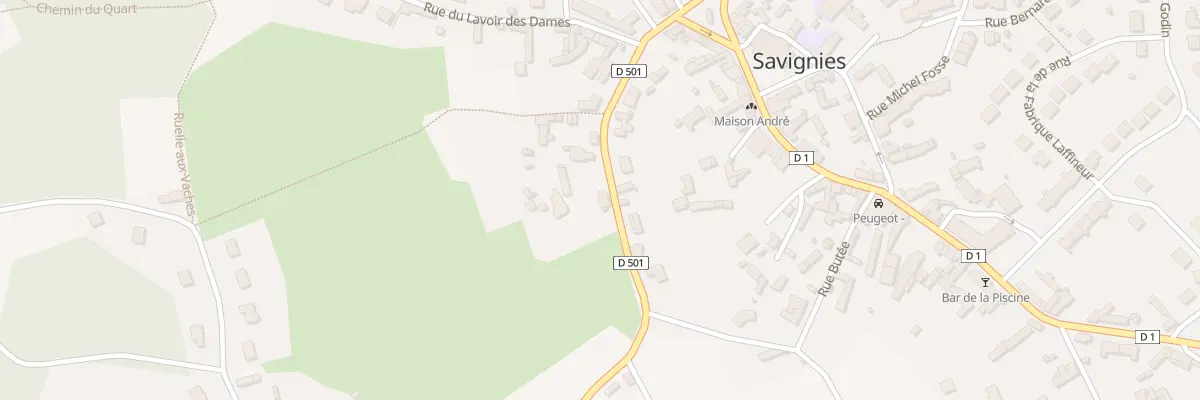 Plan du 26 Rue du Four Jean Legros à Savignies