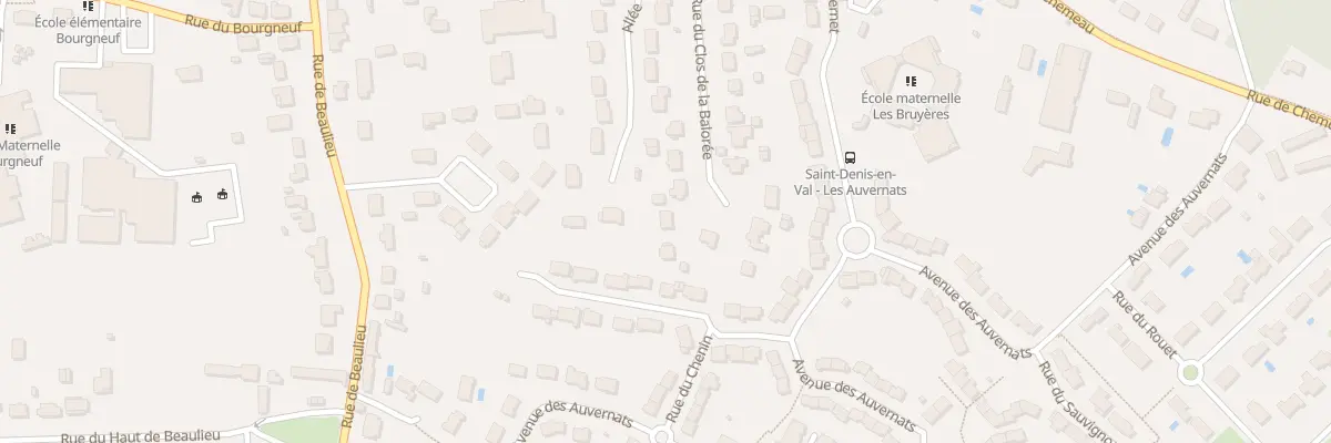 Plan du 15 Rue du Clos de la Balorée à Saint-Denis-en-Val