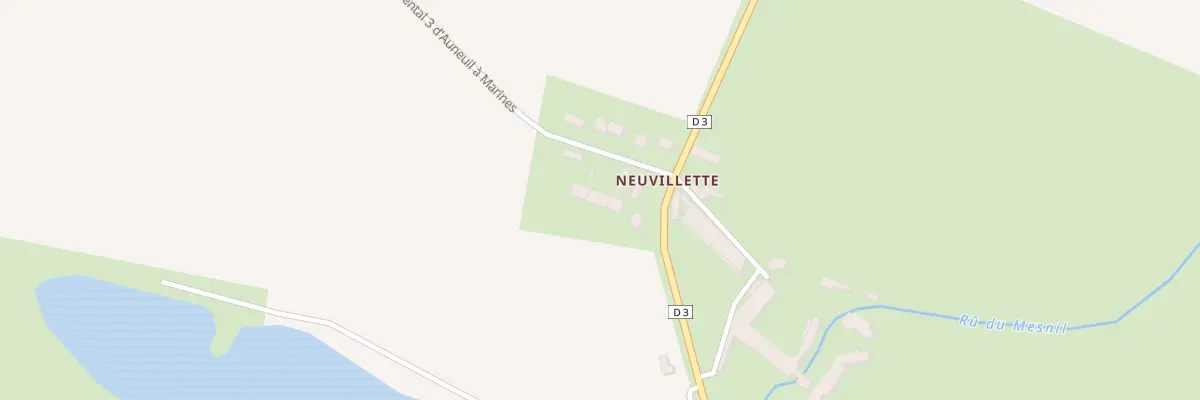 Plan du 15 Neuvillette à Fleury