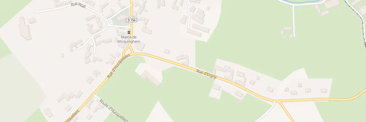 Plan du 3 Rue d’Ergny à Wicquinghem