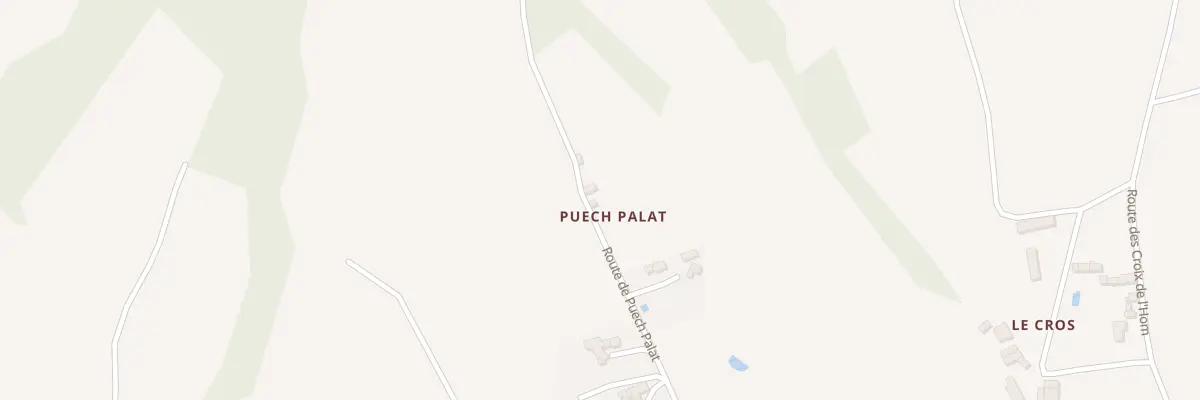 Plan du 5332 Puech Palat à Sainte-Croix