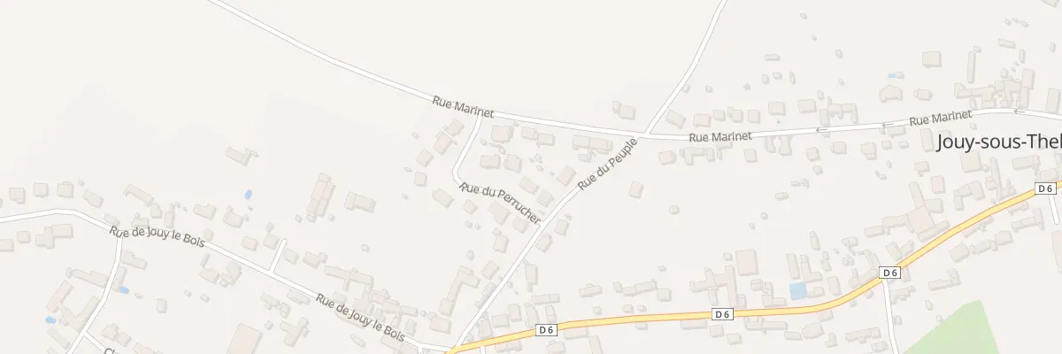 Plan du 16 Rue du Perrucher à Jouy-sous-Thelle