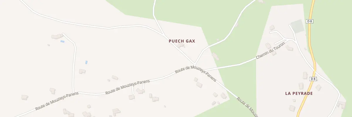 Plan du 644 Rte de Mouzieys-Panens à Bournazel