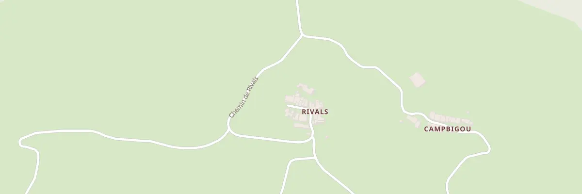 Plan de Rivals à Sainte-Colombe-sur-l’Hers