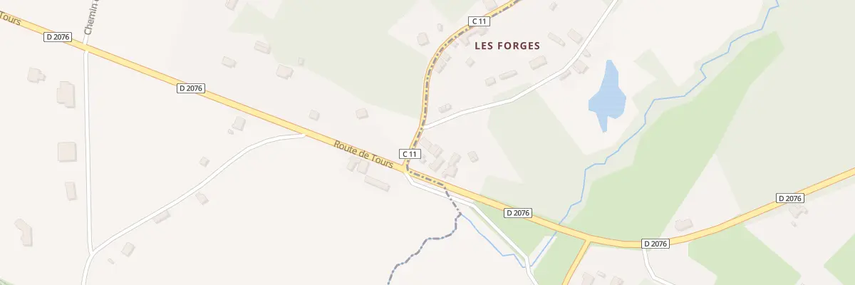 Plan du 8 Rte des Forges à Méry-sur-Cher