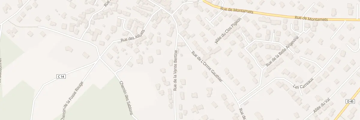 Plan du 51 Rue de la Vente Bertine à Orgeval
