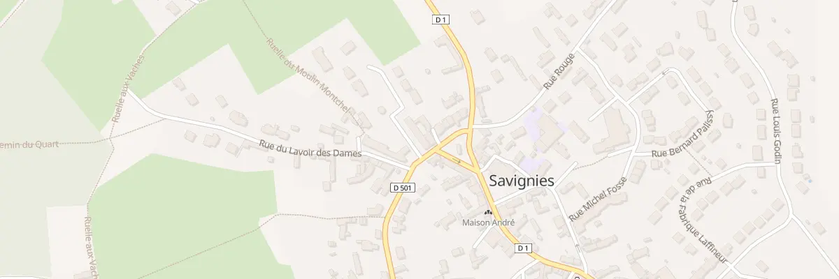 Plan du 4 Rue du Colombier à Savignies