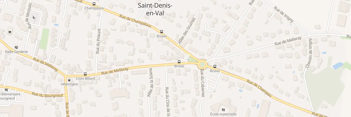Plan du 615 Rue de Melleray à Saint-Denis-en-Val