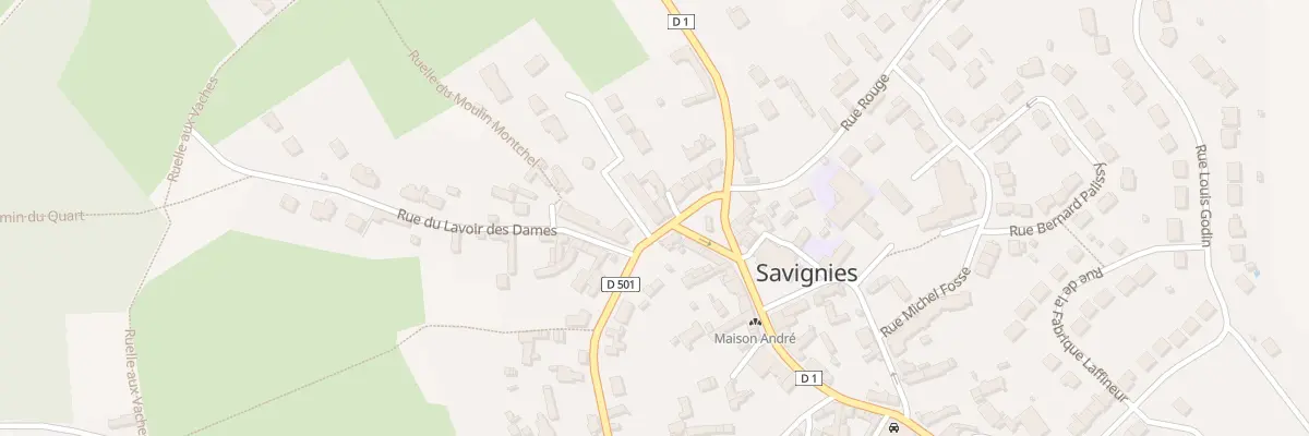 Plan du 14 Rue du Four Jean Legros à Savignies